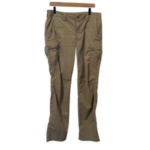 5.11 Tactical Womens Stryke Cargo Pants Size 12 Beige Ripstop Utility outdoors